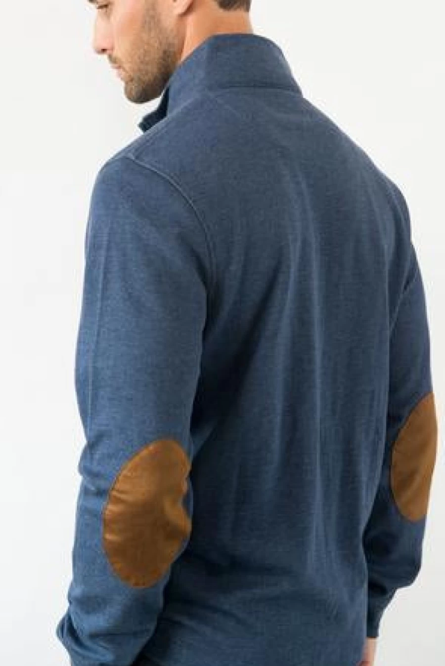 Men's Navy Heather Full Zip Jacket by J. W. Hulme Co – Lightweight & Stylish Outerwear