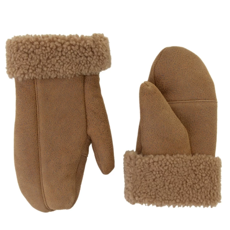 J. W. Hulme Co Men's Shearling Lined Winter Mittens – Premium Leather Gloves for Cold Weather