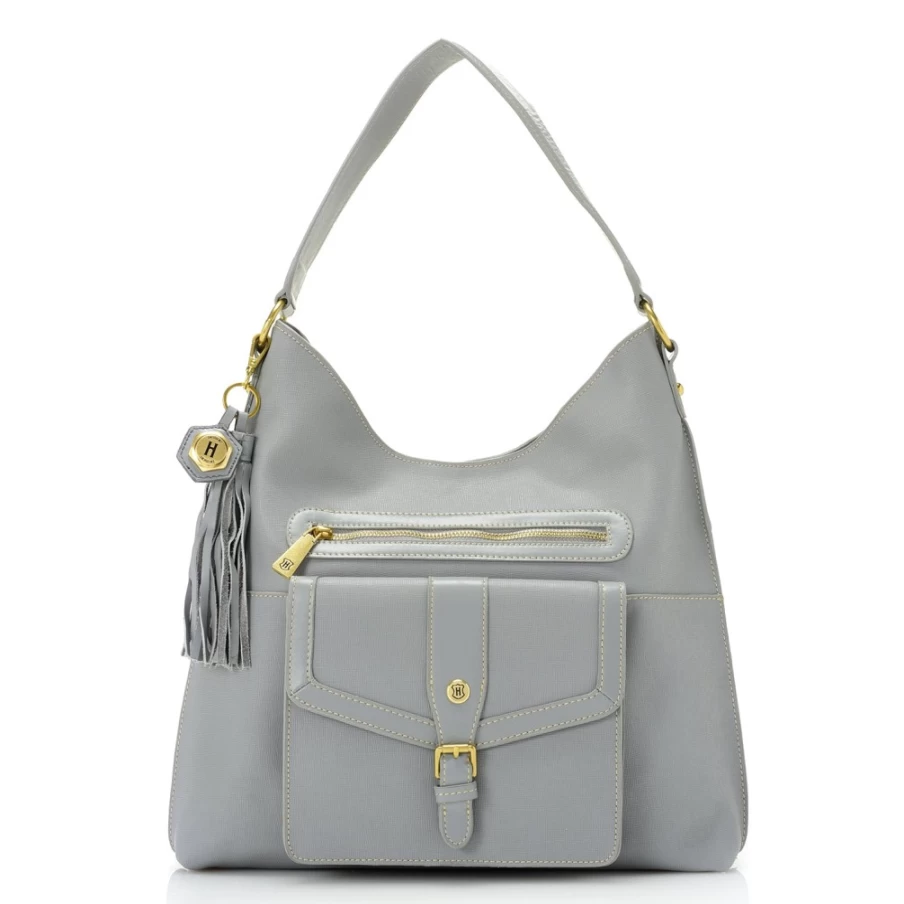 J.W. Hulme Co Piper Saffiano Leather Shoulder Bag for Women, Premium Genuine Leather Handbag, Stylish Crossbody Purse with Adjustable Strap